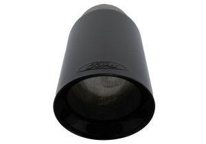 Ford Ranger Performance Exhaust - Ford Racing - Exhaust Tip, 4 in., Double-Wall, 304 Stainless Steel - Black Chrome - `19-`23